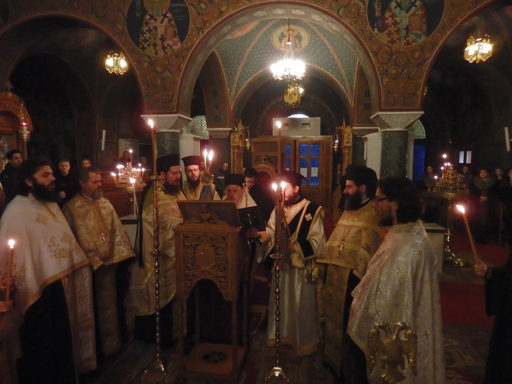 Αγρυπνία για το νέο άγιο της εκκλησίας μας, τον όσιο Πορφύριο τον Καυσοκαλυβίτη-Δεκέμβριος 2013