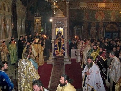 Ο Κατανυκτικός εσπερινός της Συγχωρήσεως στον Άγιο Αχίλλιο-Μάρτιος 2014