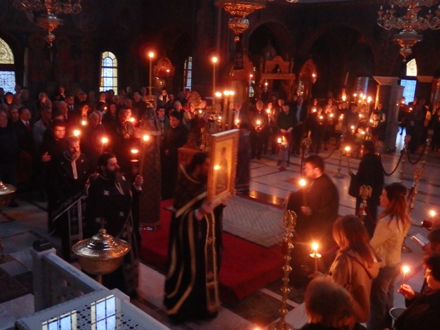 Οι Ακολουθίες του Νυμφίου και του Νιπτήρος από Μ. Δευτέρα εως Μ. Τετάρτη και το Μυστήριο του Ιερού Ευχελαίου στο ναό μας-Απρίλιος 2014